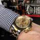 Copy Rolex Two Tone Daytona 40mm Watch Gold Dial with Diamond (5)_th.jpg